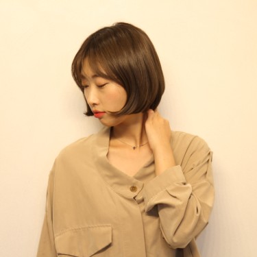 단발펌