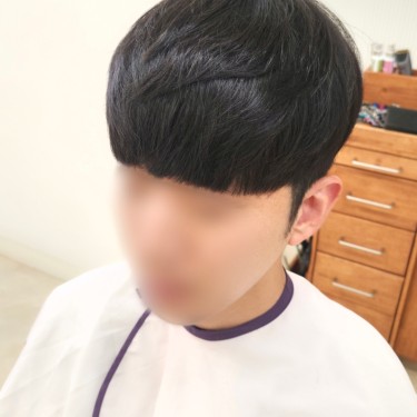 부분다운펌+컷