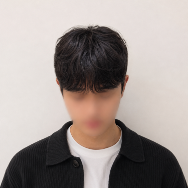 남성펌+다운펌