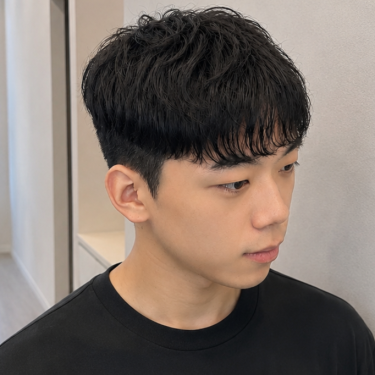 잘생겨지고시펌(디자인컷+옆다운펌+윗머리부분펌)