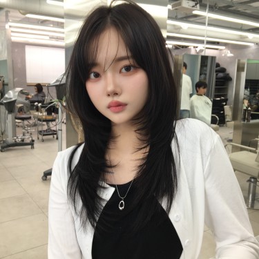 힙한허쉬컷+시크여신펌
