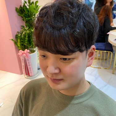 남자 볼륨베이직펌+커트