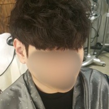  스왈로펌 + 옆머리다운펌 + 영양