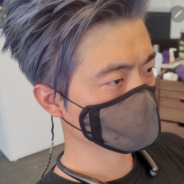 뿌리탈색1회+전체염색1회