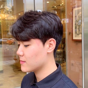 다운펌+ 남성컷 