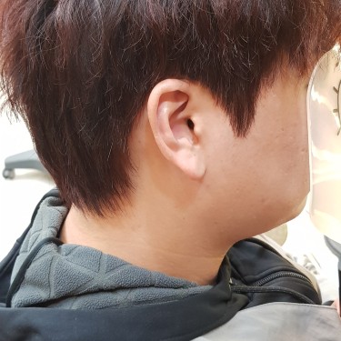 갸름하게 보여랏! 사이드다운펌의 효과!