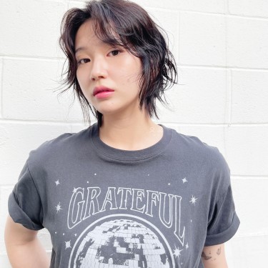 여자콜드펌+디자인컷(기장추가없음)