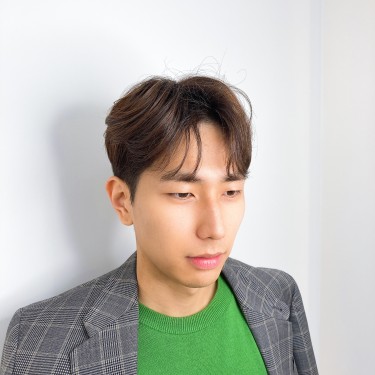 애즈펌+두상맞춤다운펌