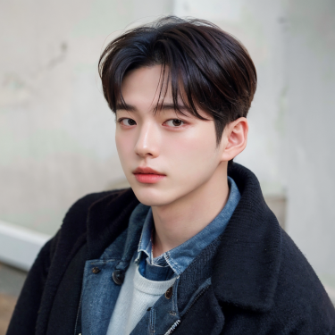 남성컷+정수리 부분펌