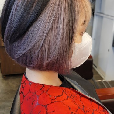[시크릿투톤염색 ! 탈색+염색]