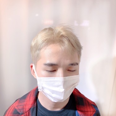 남자 탈색