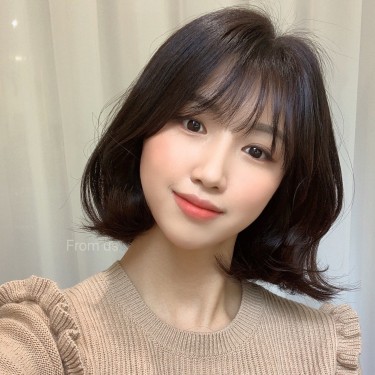 디자인 앞머리컷