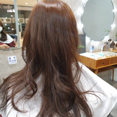산성펌 웨이브 스타일