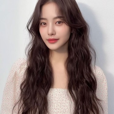 여성 디자인 롯드 펌