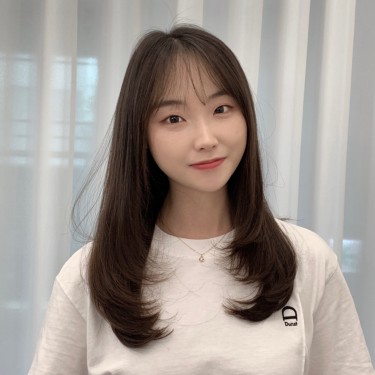 앞머리펌+여성컷