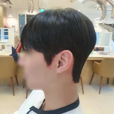 아이롱펌+남성 컷