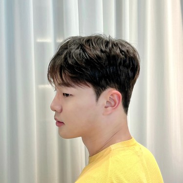 다운펌 (사이드)+ 컷 