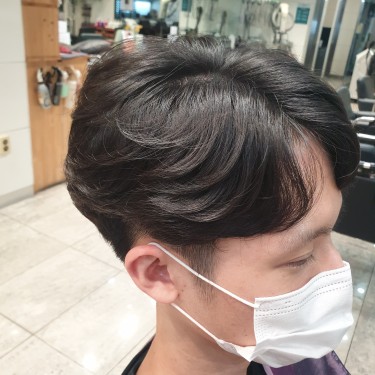 남성 염색 + 콜라겐케어+커트