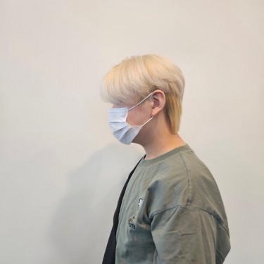[남성]탈색+두피팩+컷