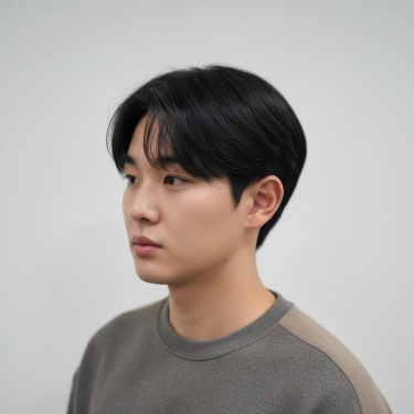 남자컷+다운펌+히노키두피진정앰플