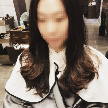 수험생 여자열펌(볼륨매직. 셋팅. ) 