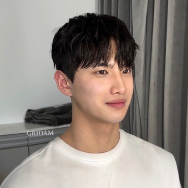 남자 윤곽펌