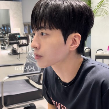 남자 윤곽펌