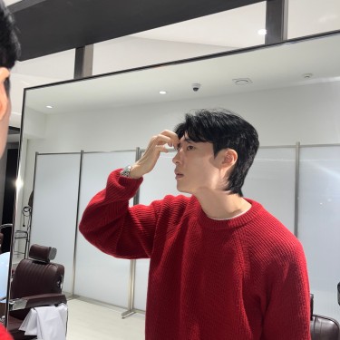 [준호 바버]아이롱펌+볼륨매직