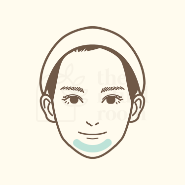 턱
