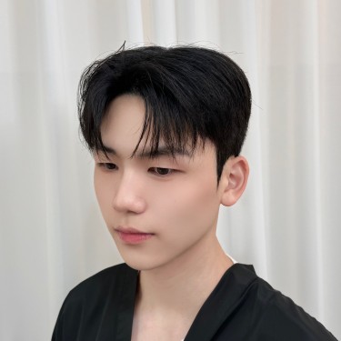 남성 디자인컷+다운펌