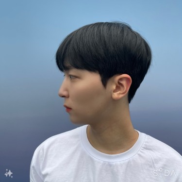 손질쉬운 남성펌+옆머리디자인다운펌