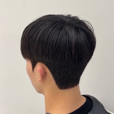 제데로 붙어있고 시펌[맞춤컷+옆다운펌+뒷다운펌