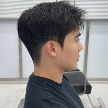  남성다운펌컷+앞라인 뿌리 볼륨펌