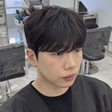  맨즈 디자인커트+새치커버