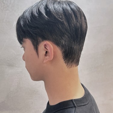 커트+다운펌(옆,뒤,위)