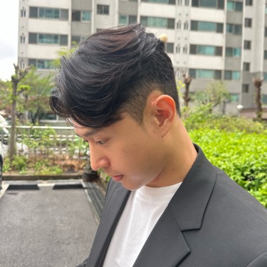 (남성)뿌리염색+커트