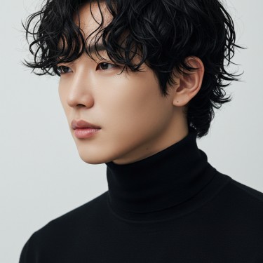 [고유 PICK]남성 빈티지 너드 펌