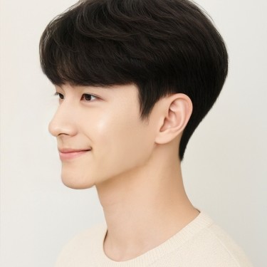 라운드다운펌+컷