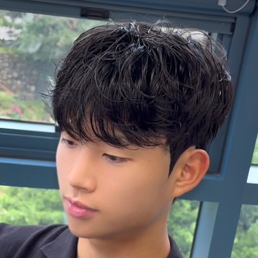 남성 디자인펌 + 다운펌