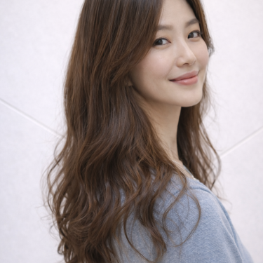 여성 디자인 열펌