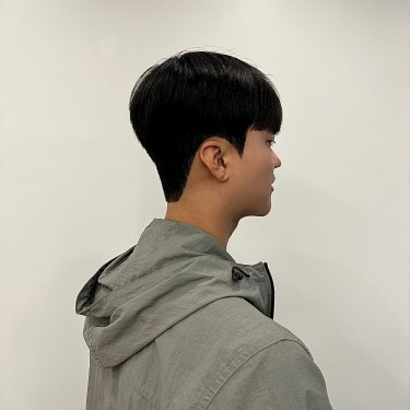 옆,뒤 다운펌+디자인컷