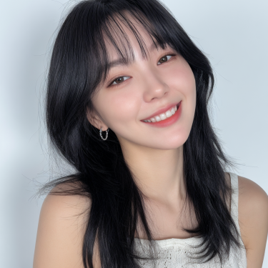 윤곽디자인 앞머리컷