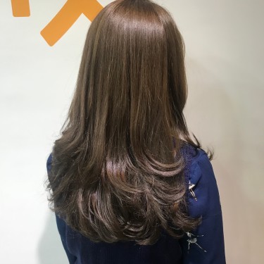 미인 원톤염색+디자인 컷(기본염색)