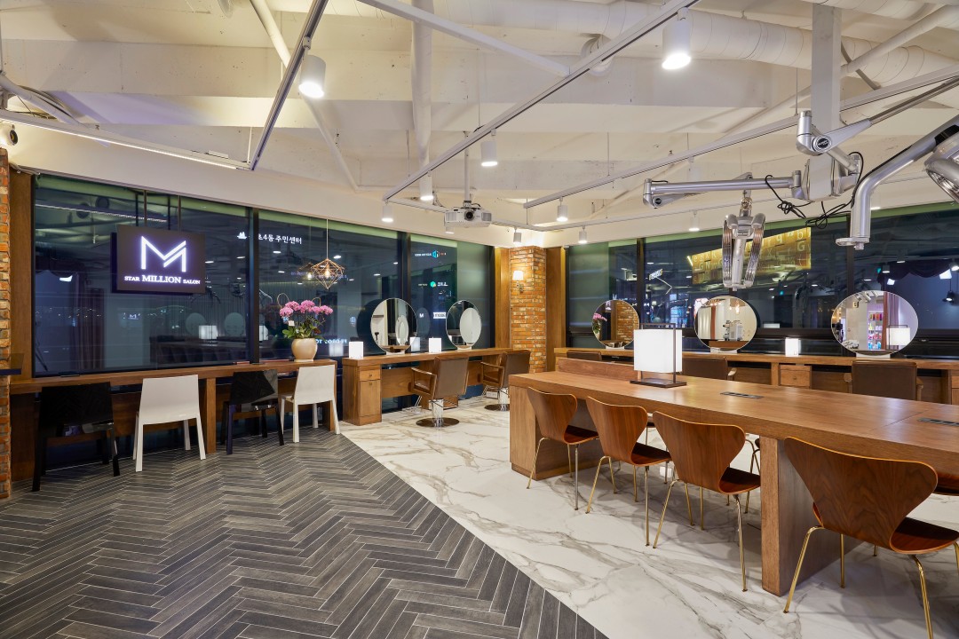 스타밀리언살롱 , 서울 서초구 서초동 1309 S&G타워2층미용실, 마메드네